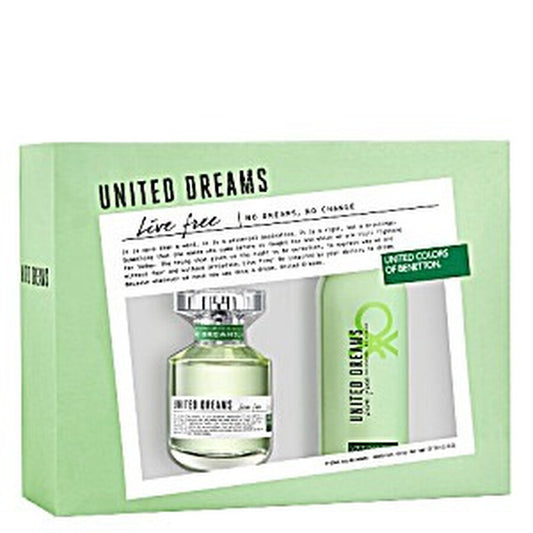 Benetton United Dreams Live Free Gift Set (Women)